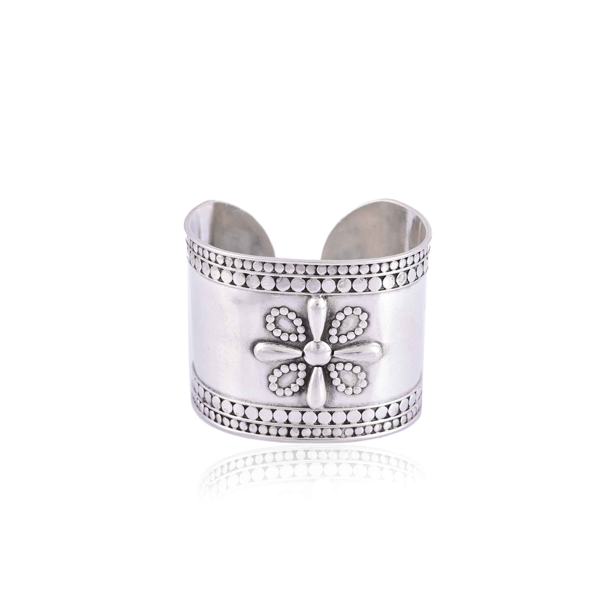 silver-dot-bangle-cuff-sku-7481