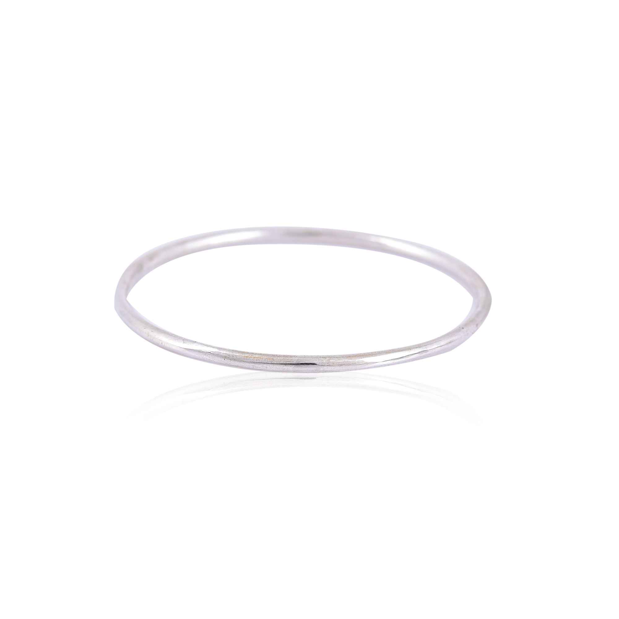 silver-plain-bangle-sku-7489