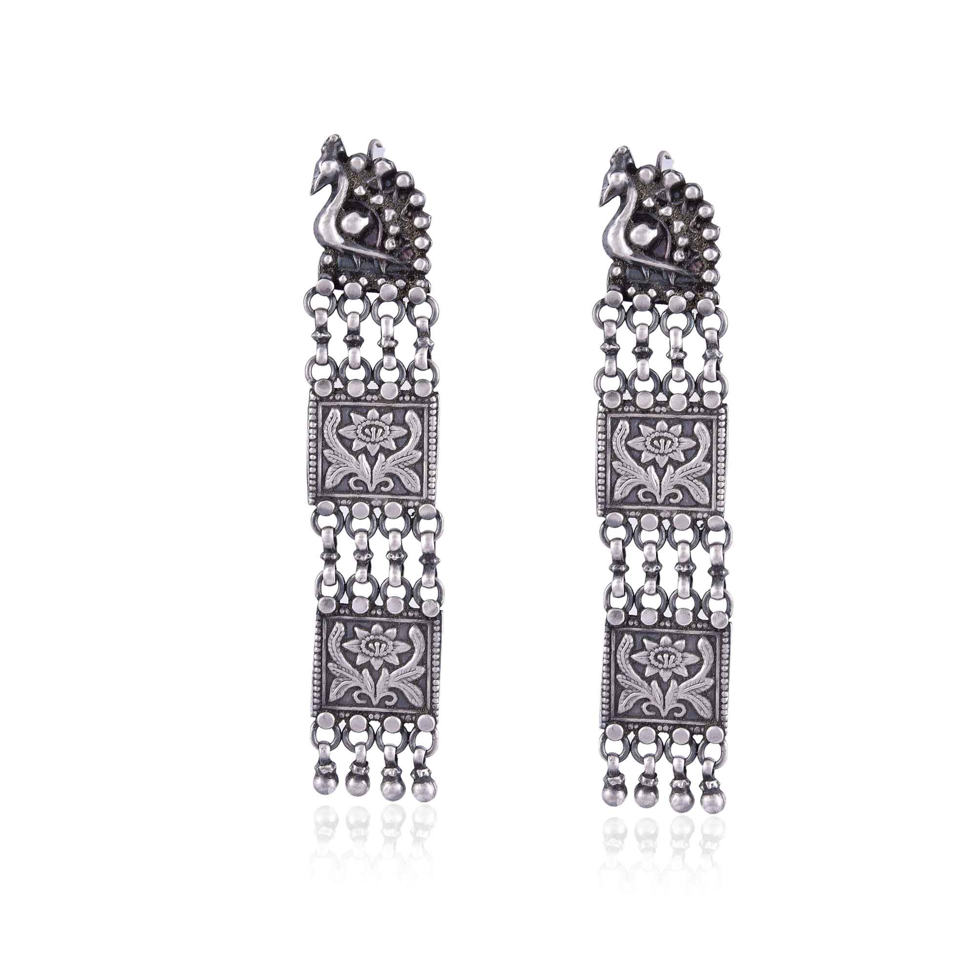 peacock-top-hanging-earring-sku-7533