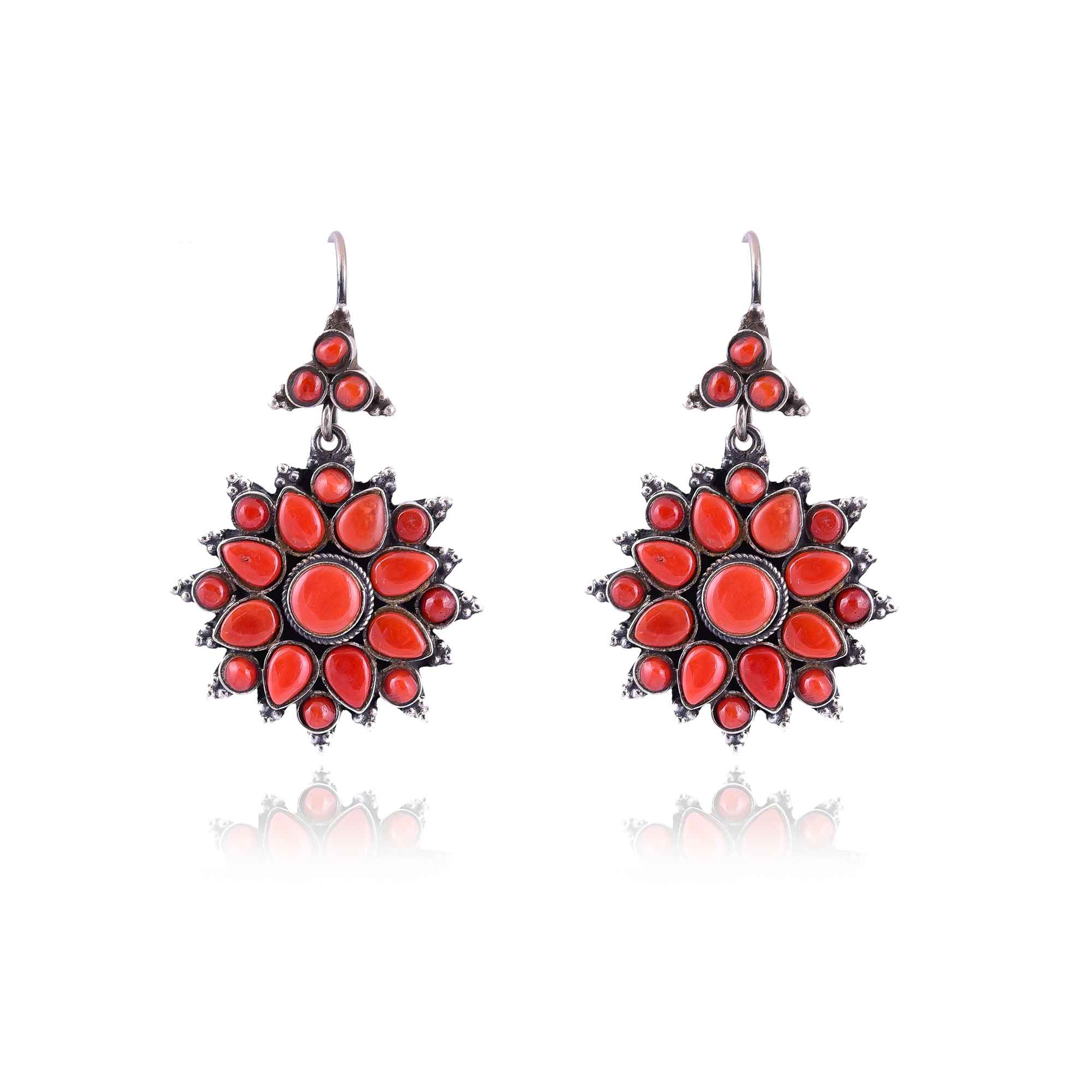 coral-hanging-earring-sku-7429