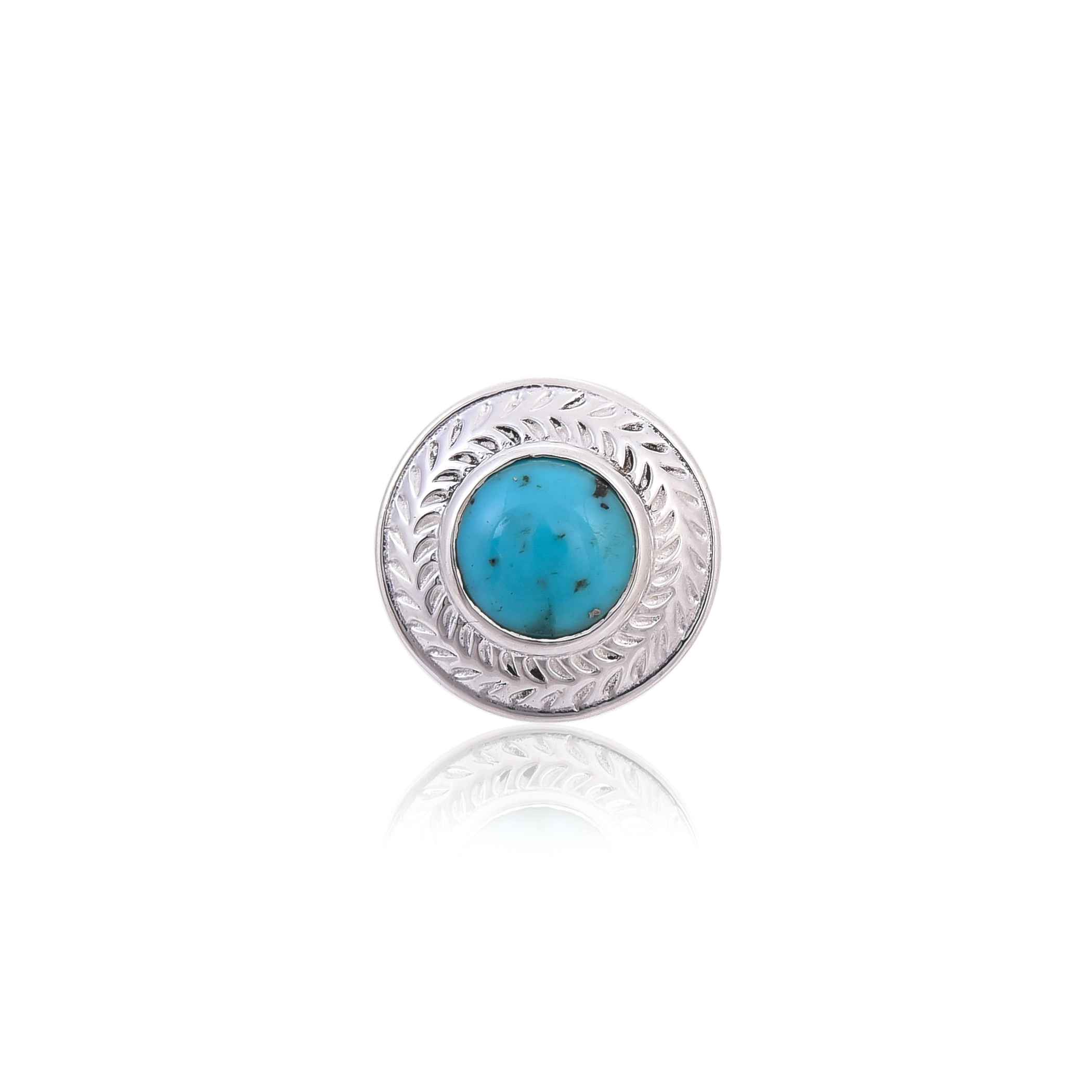 925 Sterling Silver Turquoise Ring :SKU4288