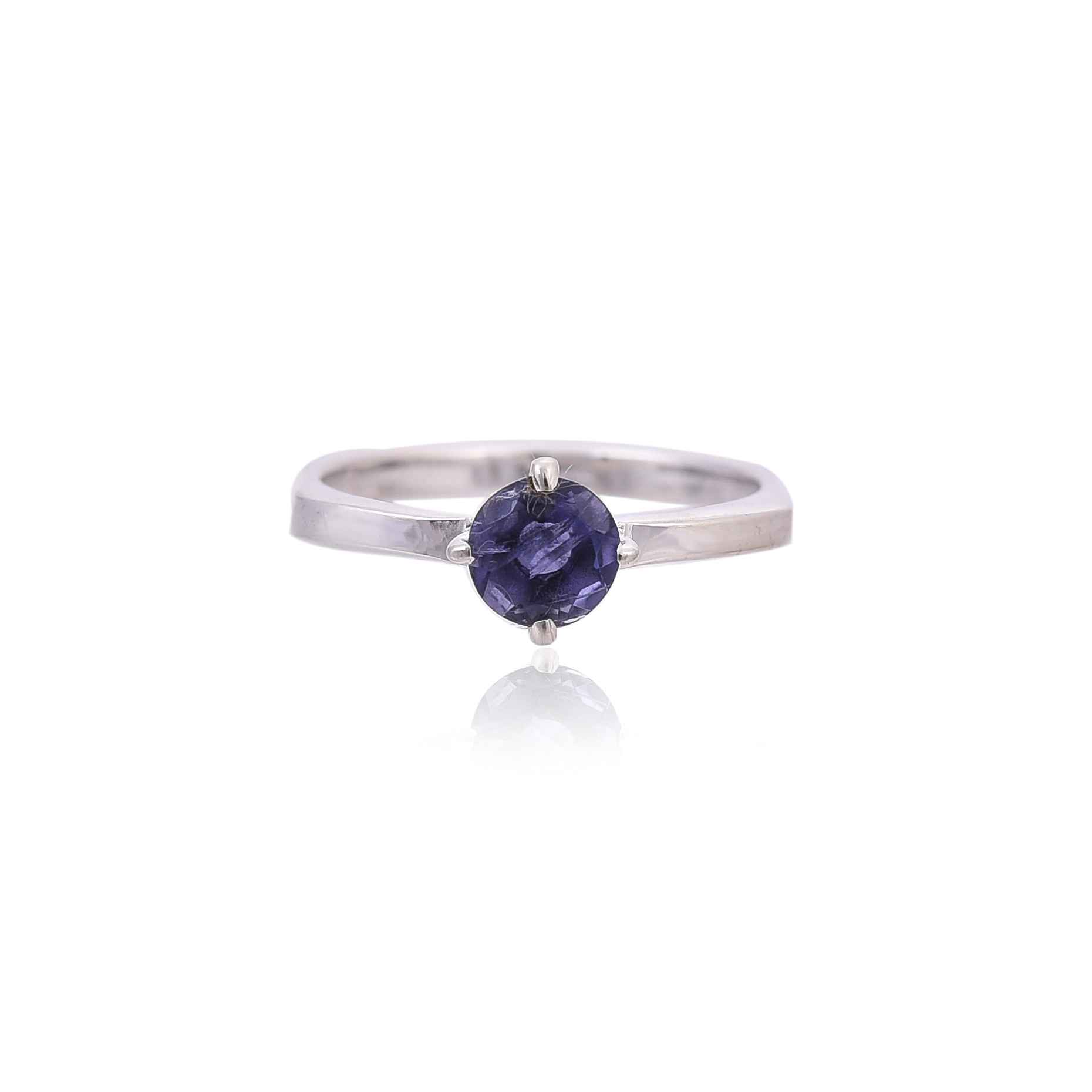 925 Sterling Silver Iolite Ring :SKU4285