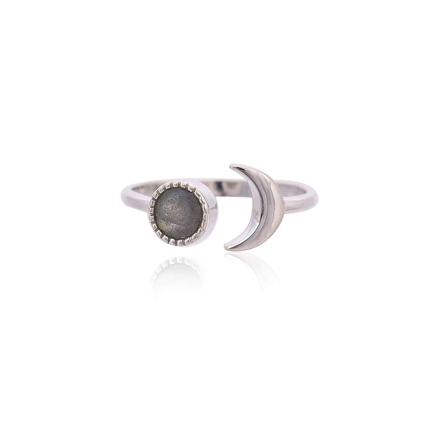 925 Sterling Silver Labradorite Ring :SKU4278