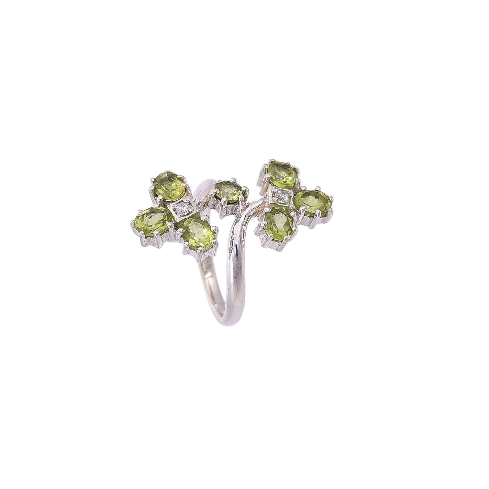 925-sterling-silver-peridot-cz-ring-sku-4269