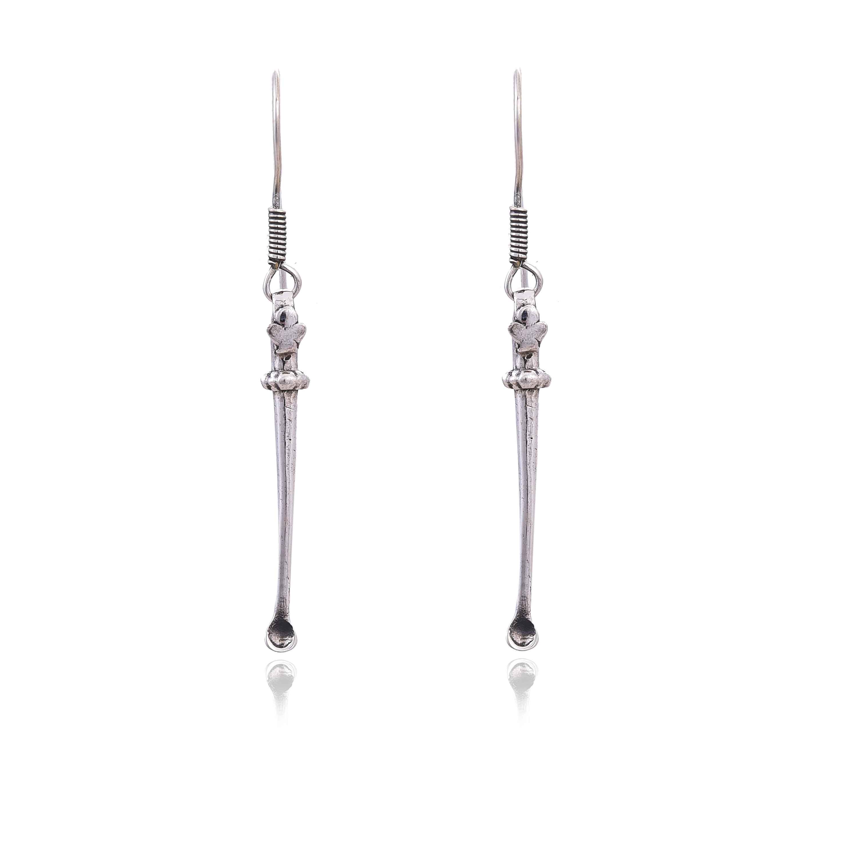 925 Silver long Earring :SKU4068