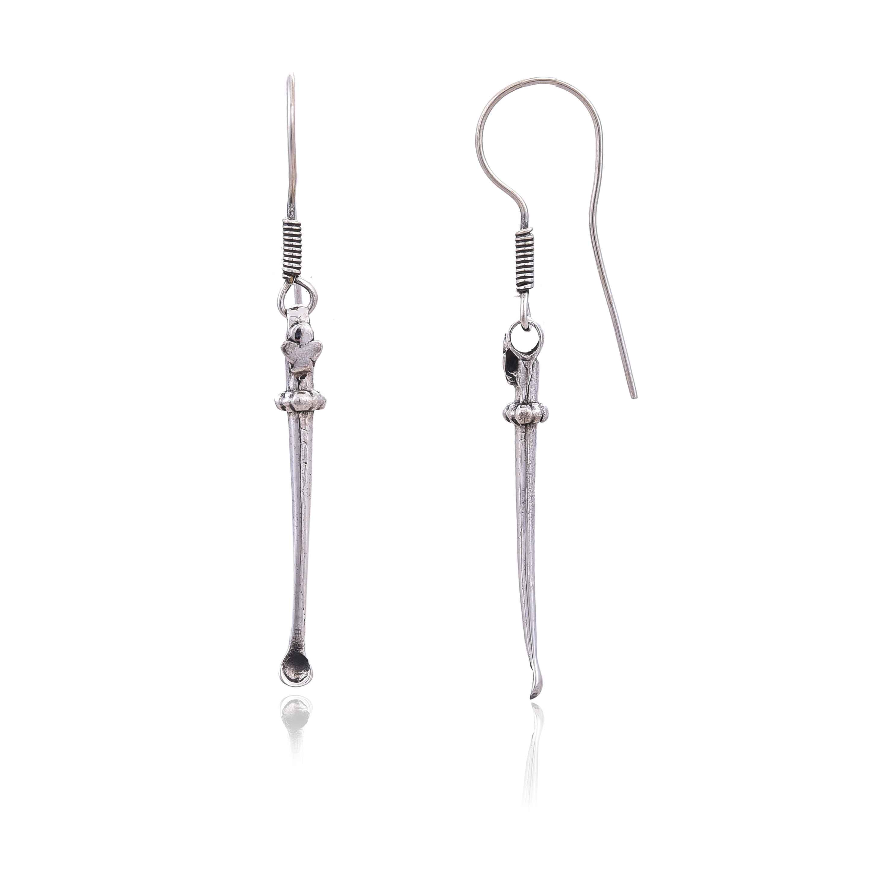 925 Silver long Earring :SKU4068