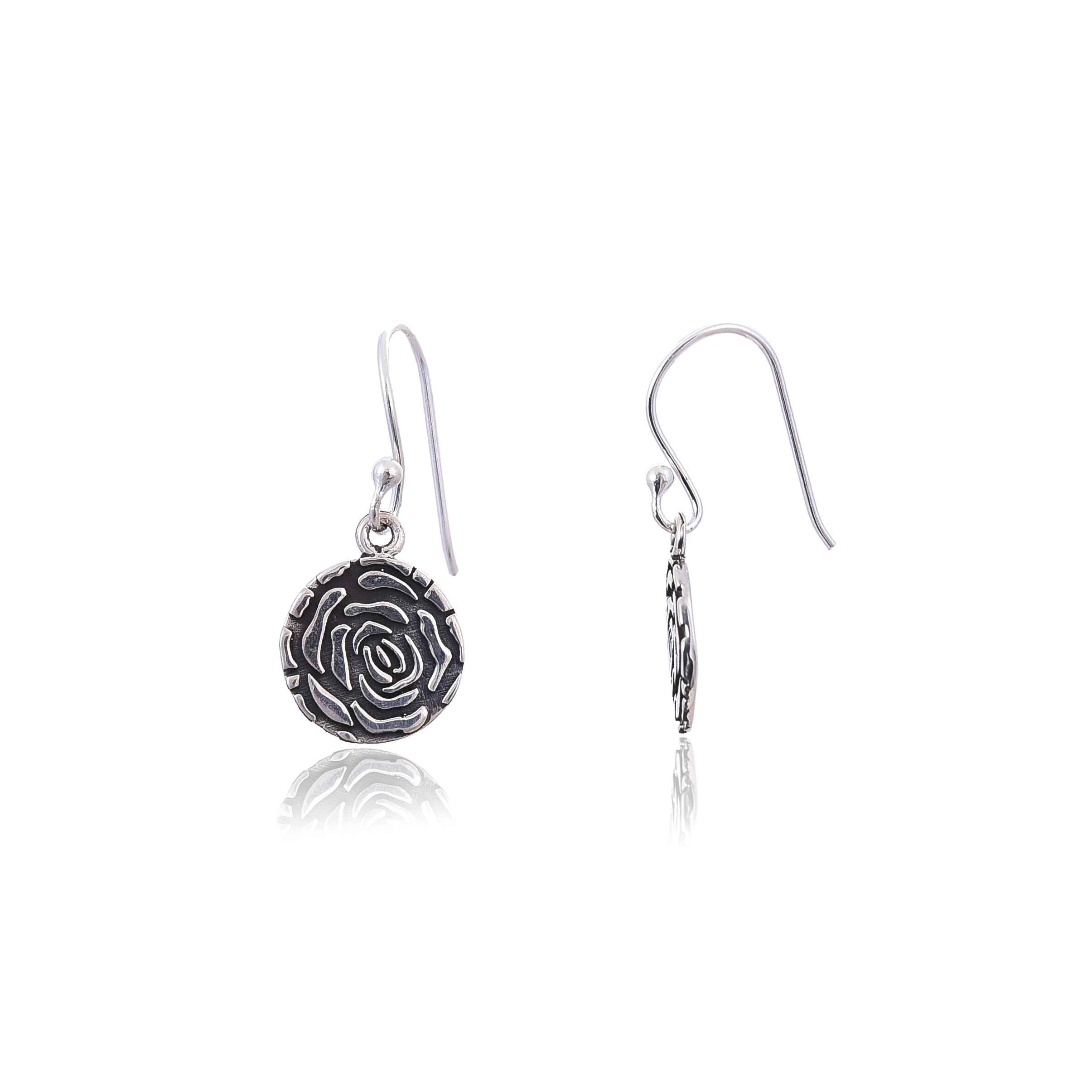 Silver dangler earring :SKU4074