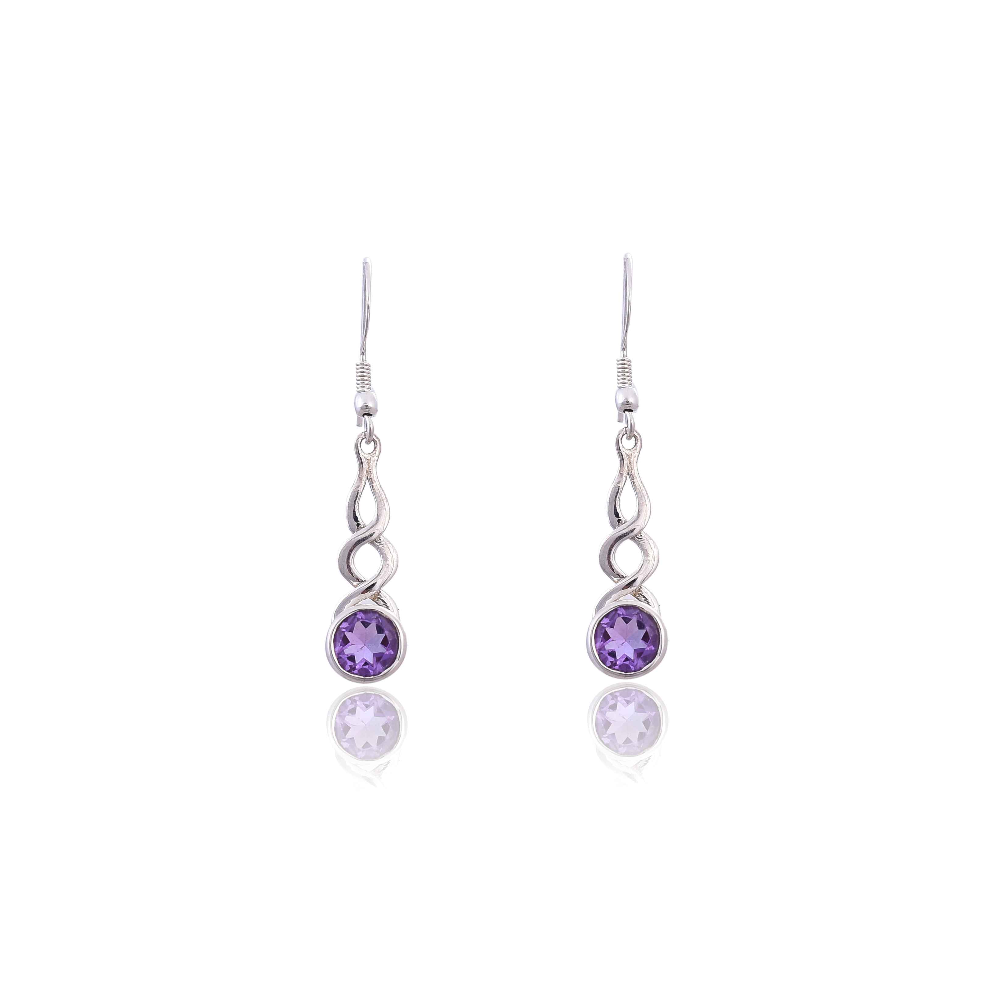 sterling-silver-amethyst-earring-sku-4105