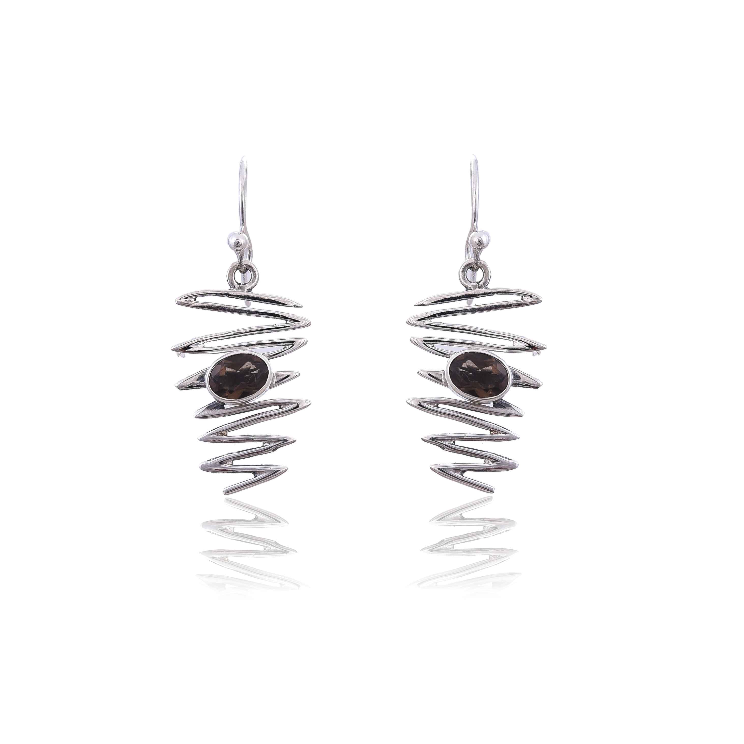 925-silver-smoky-earring-sku-4113