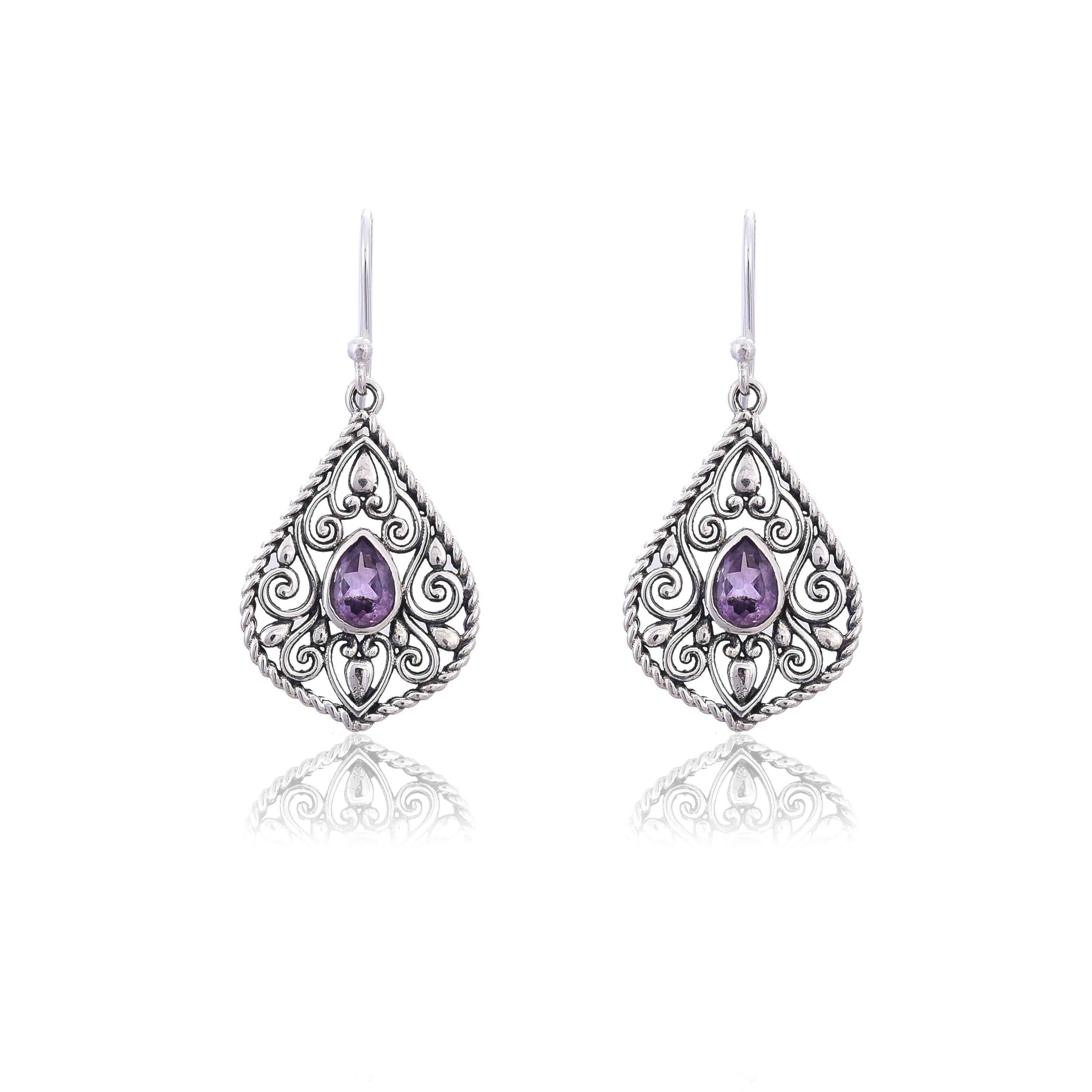 925-silver-amethyst-hook-earring-sku-4182