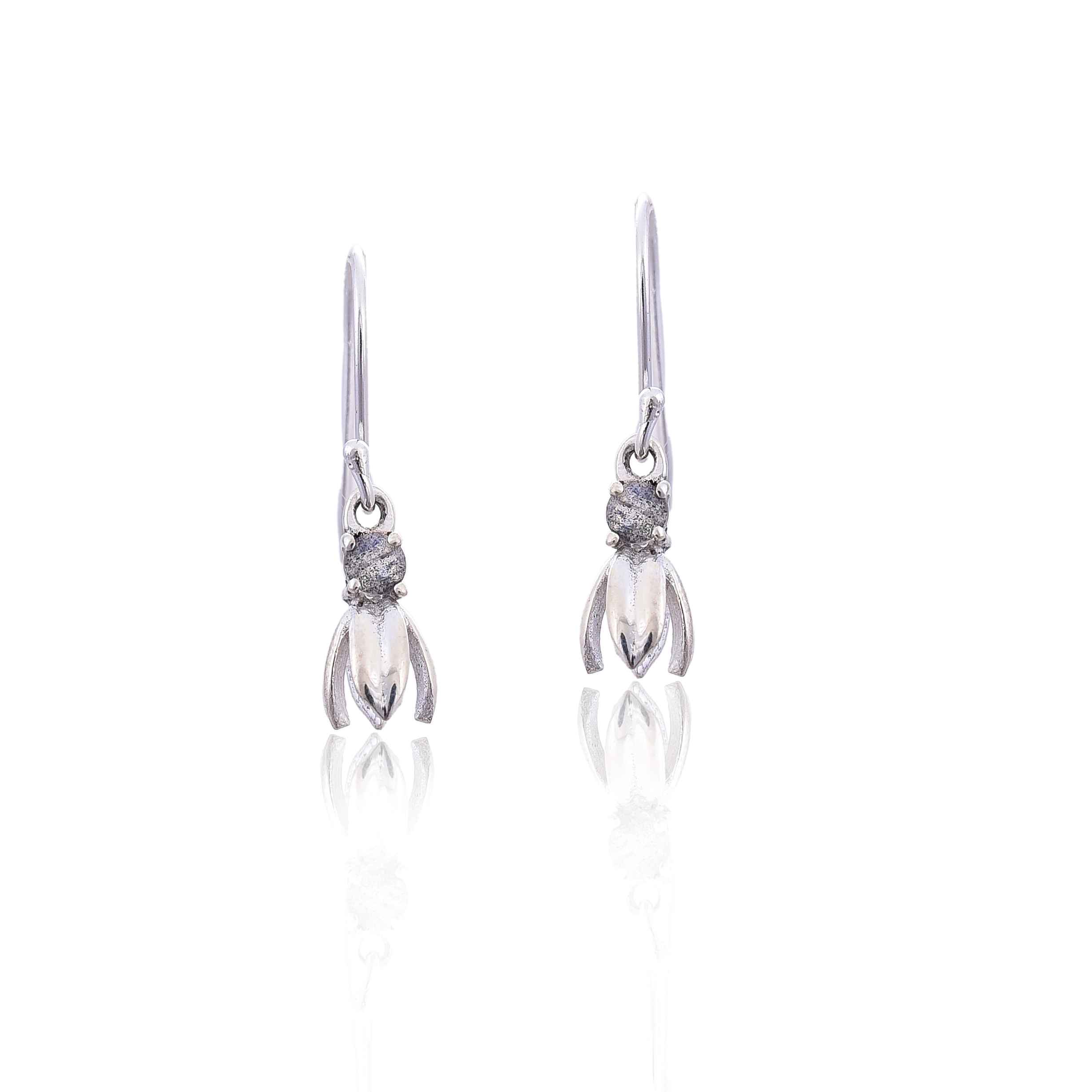 Sterling Silver Labradorite Earring :SKU4236