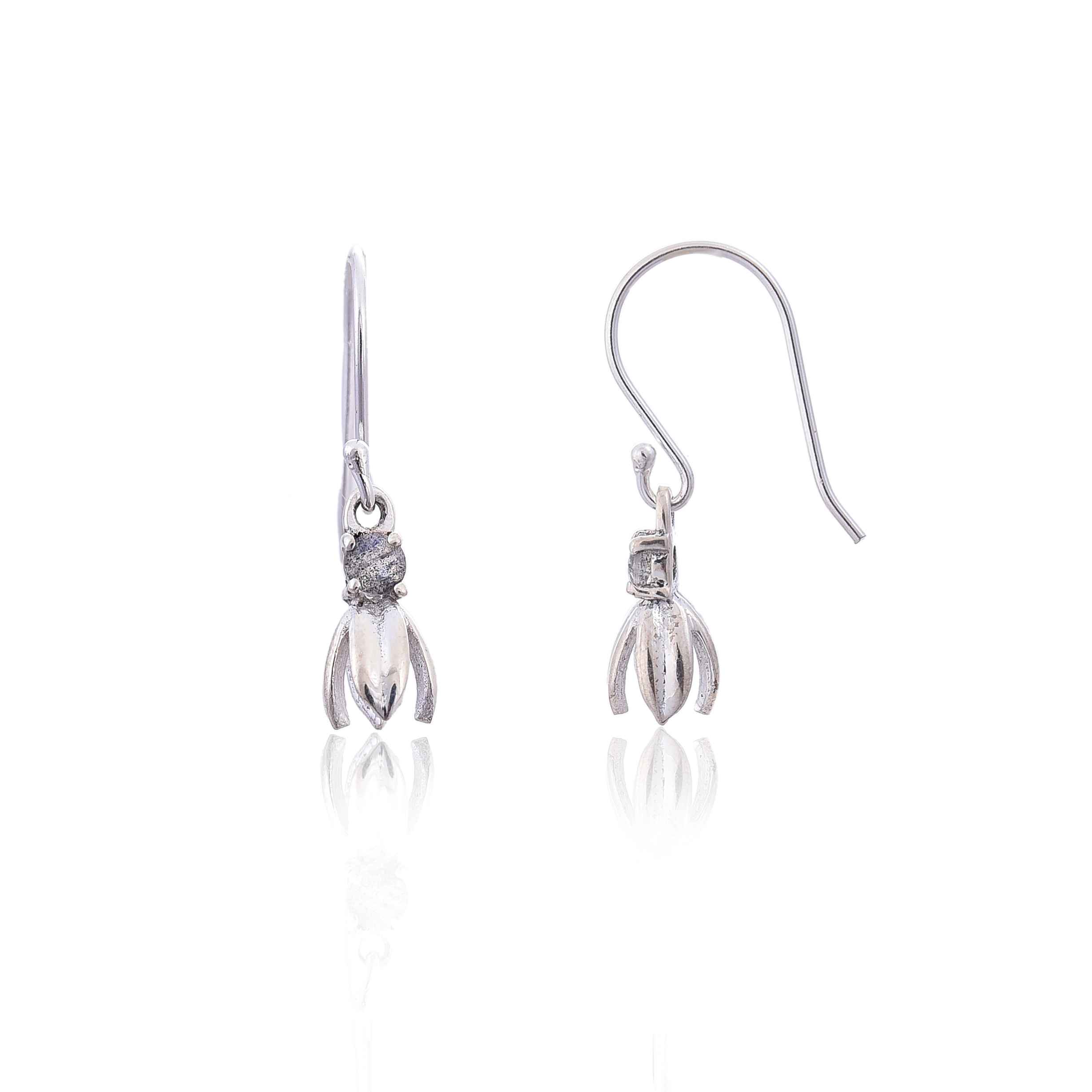 Sterling Silver Labradorite Earring :SKU4236