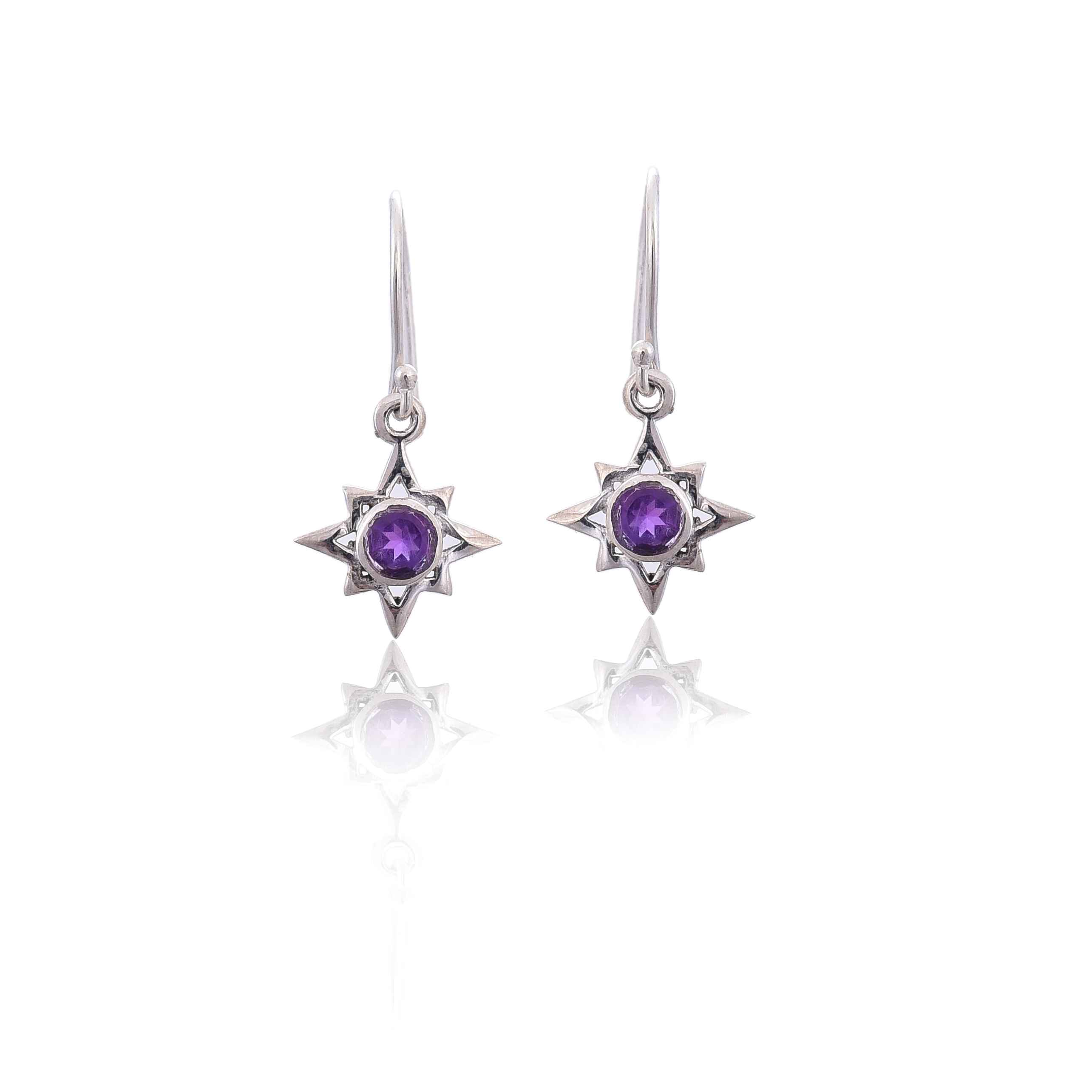 925-silver-amethyst-hook-earring-sku-4244