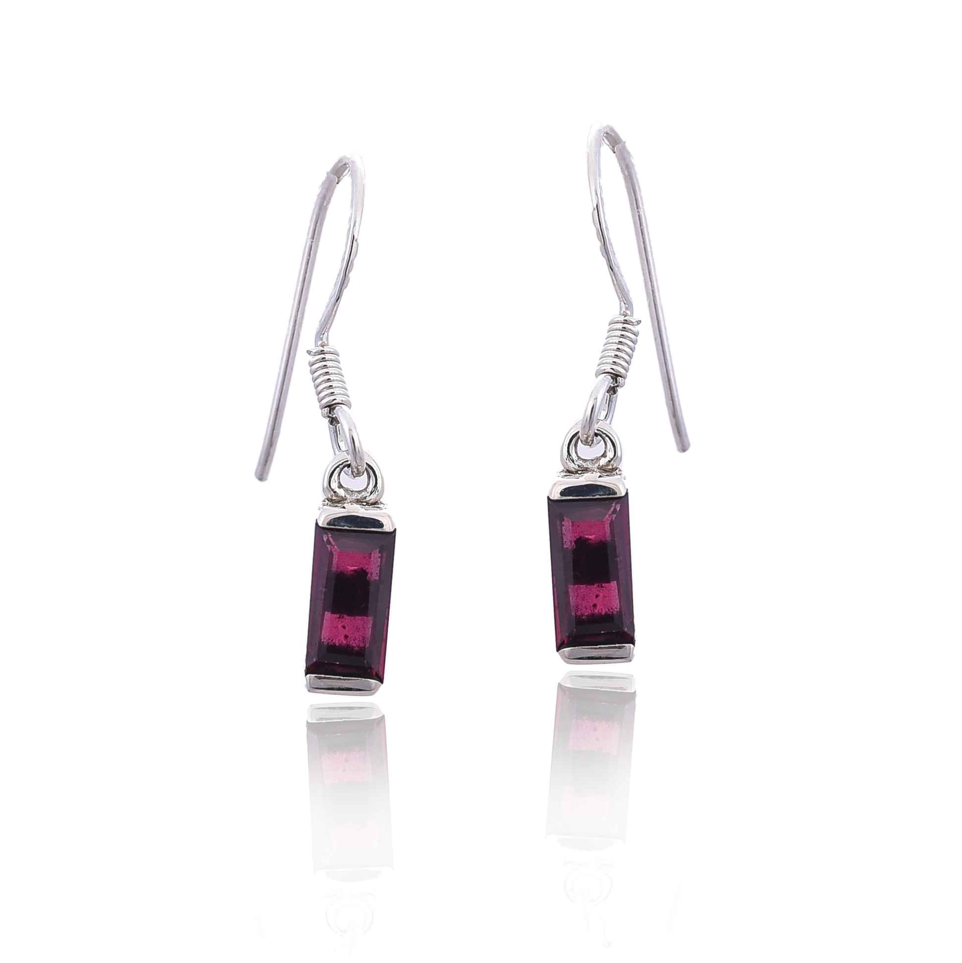 925-silver-garnet-earring-sku-4258