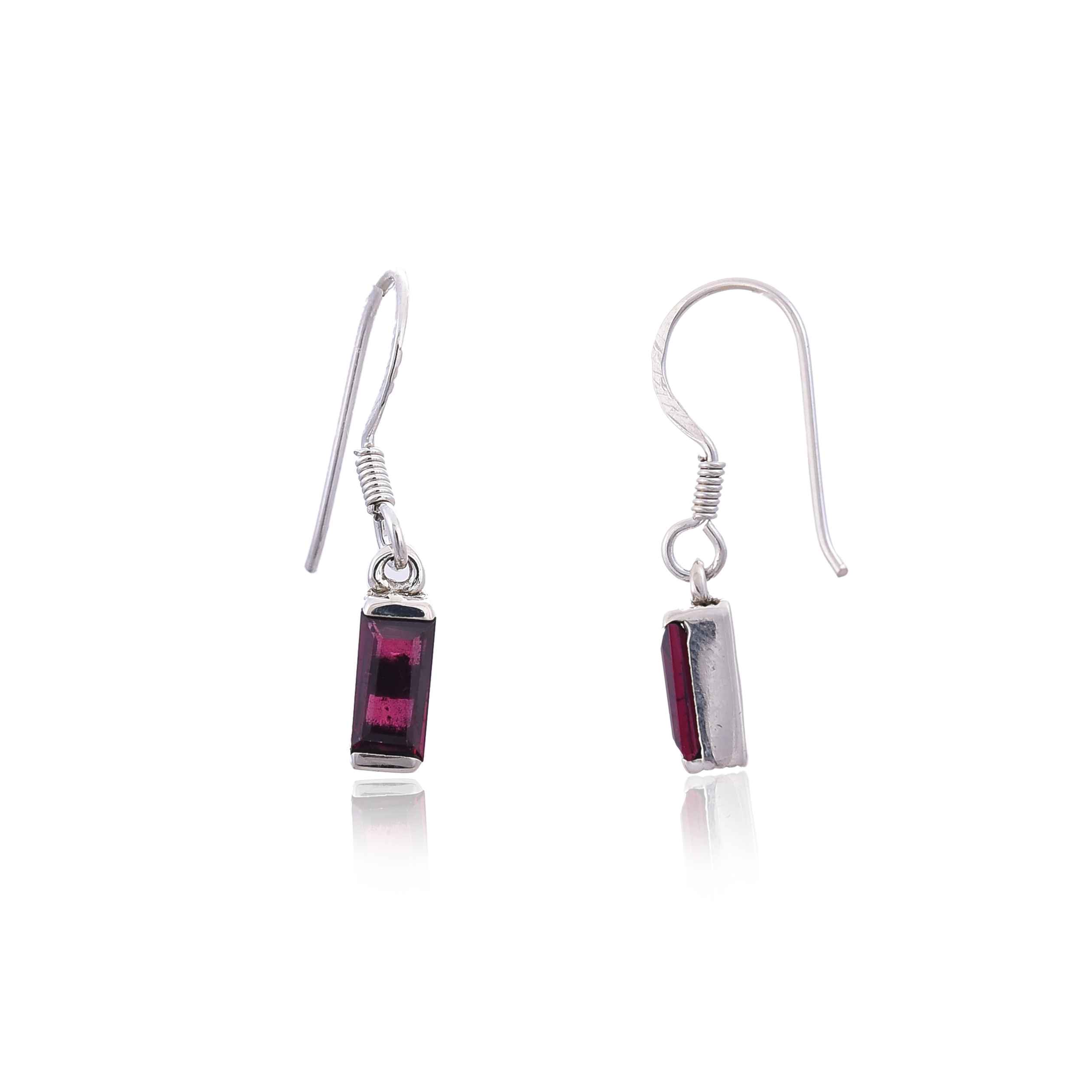 925-silver-garnet-earring-sku-4258