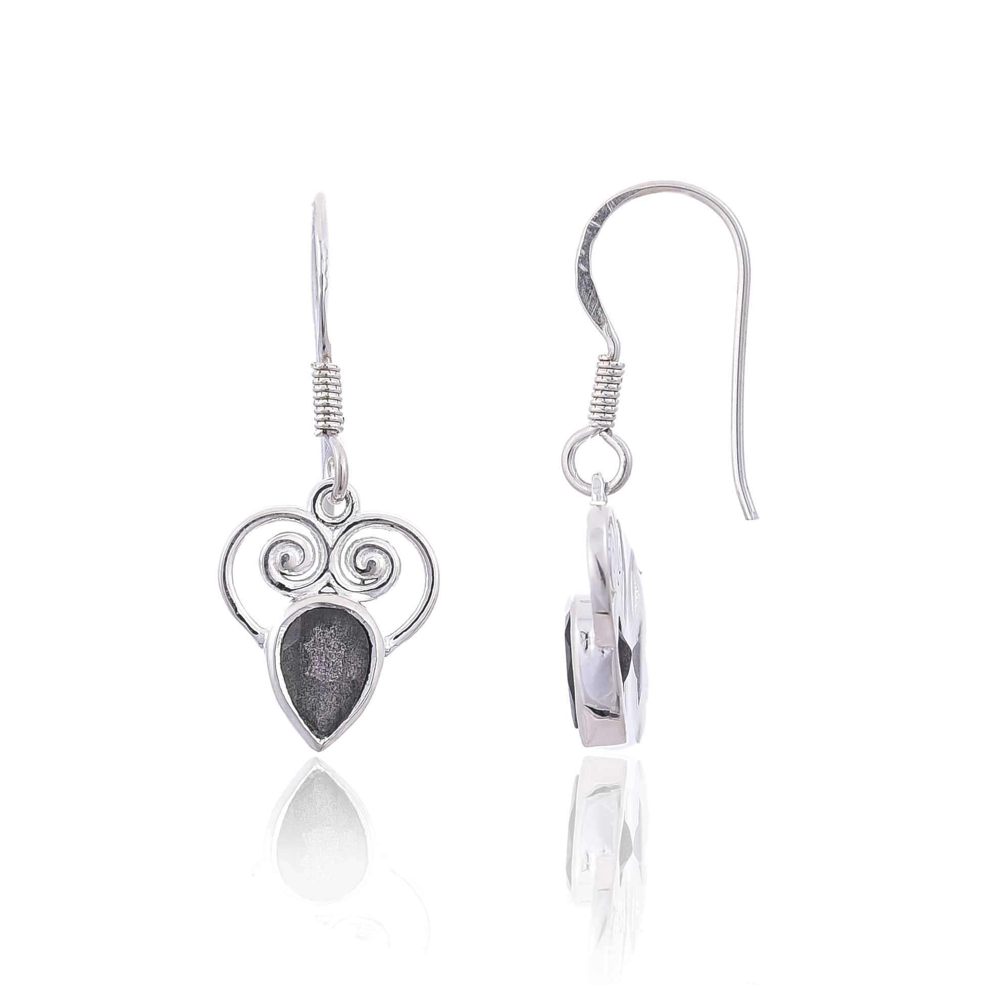 Sterling Silver Labradorite Earring :SKU4266