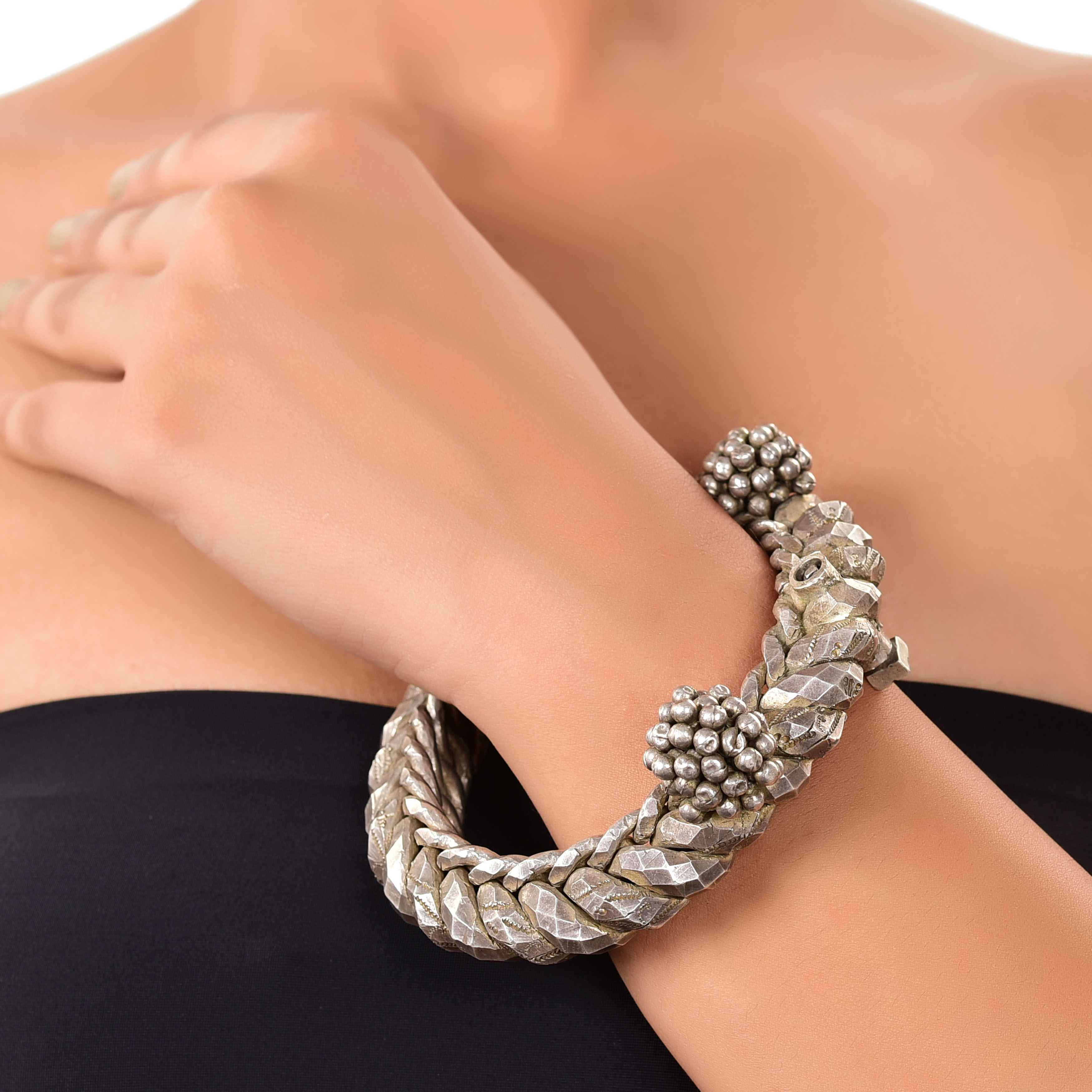 Old silver vintage antique, bangles