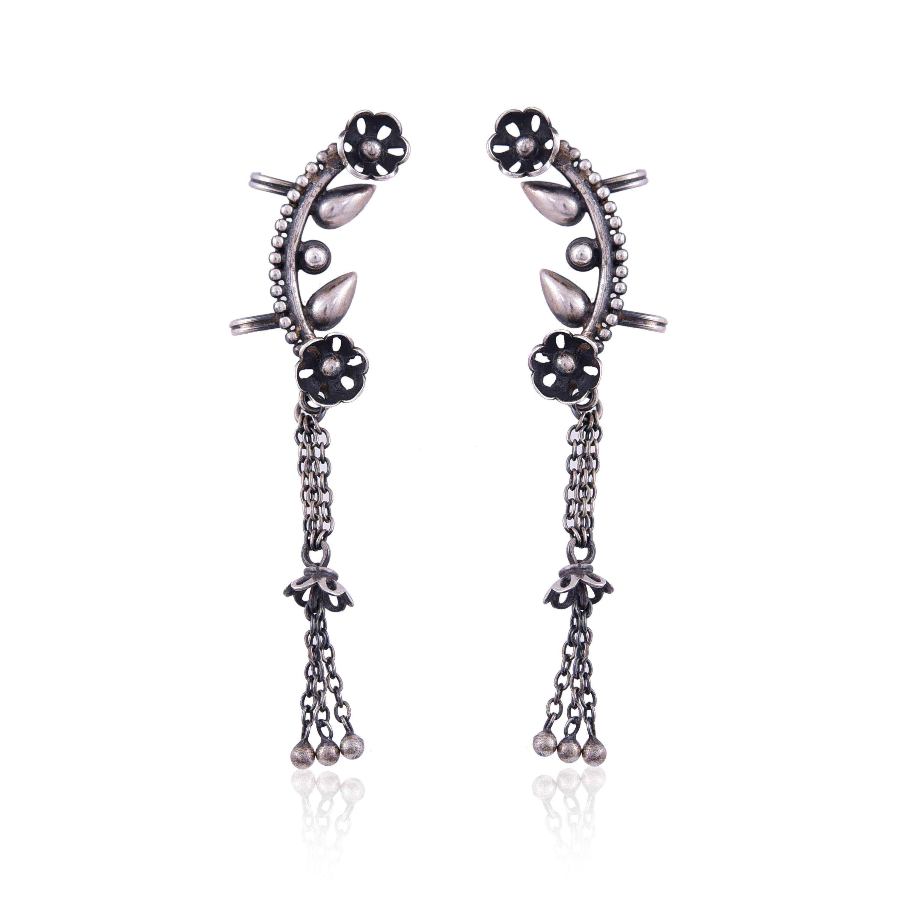 925 Silver ear cuff earring