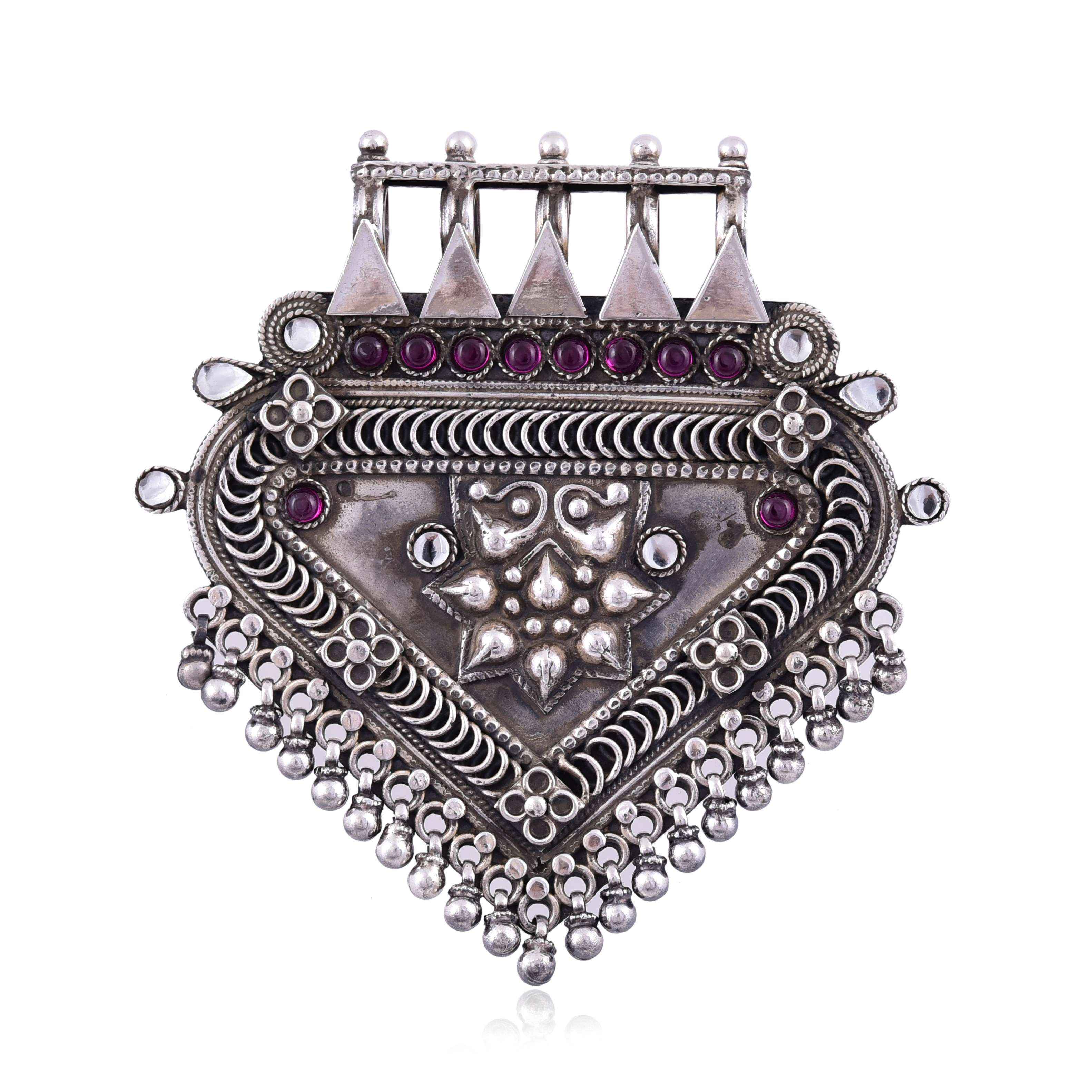 Silver oxidised Pendant