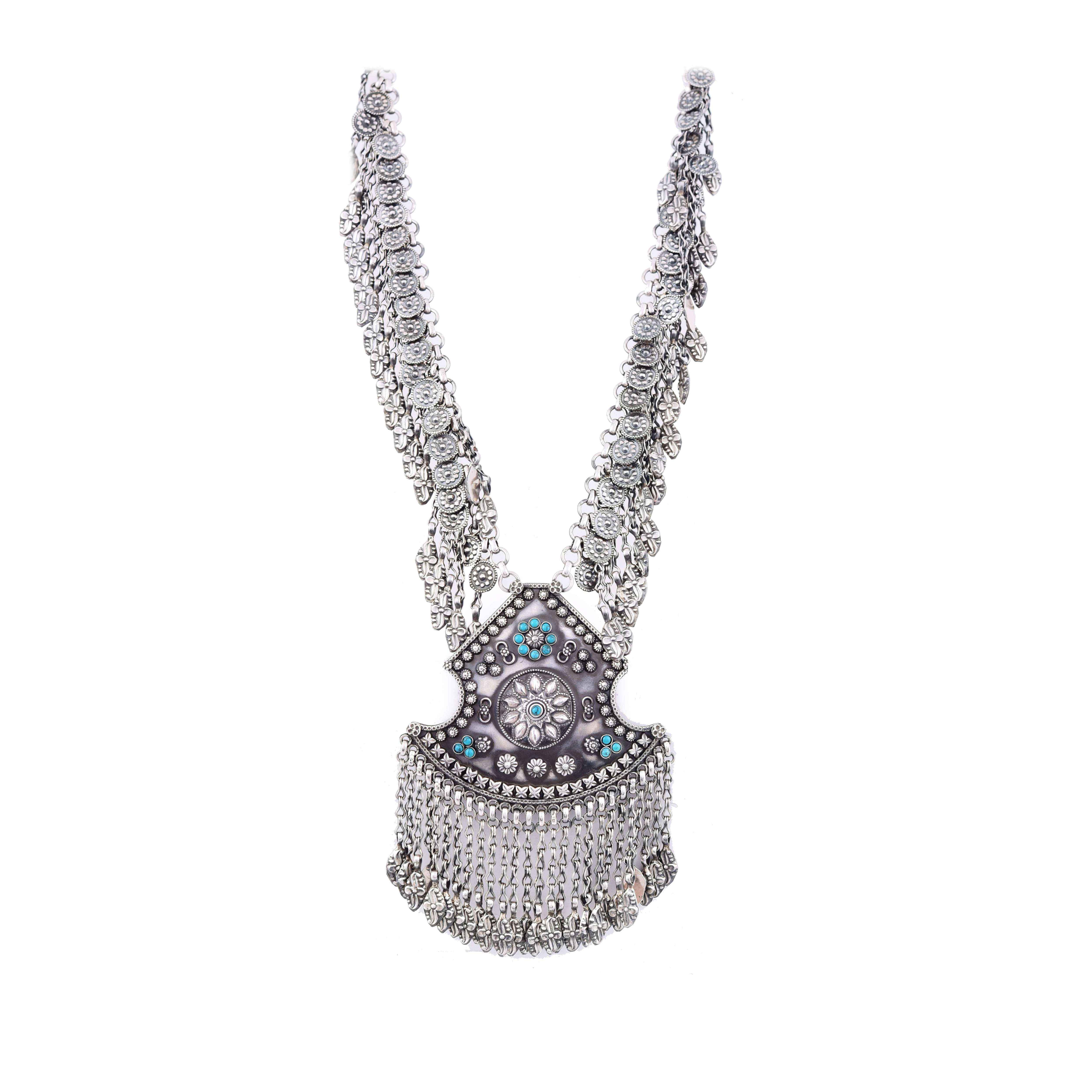 Silver Turquoise Necklace