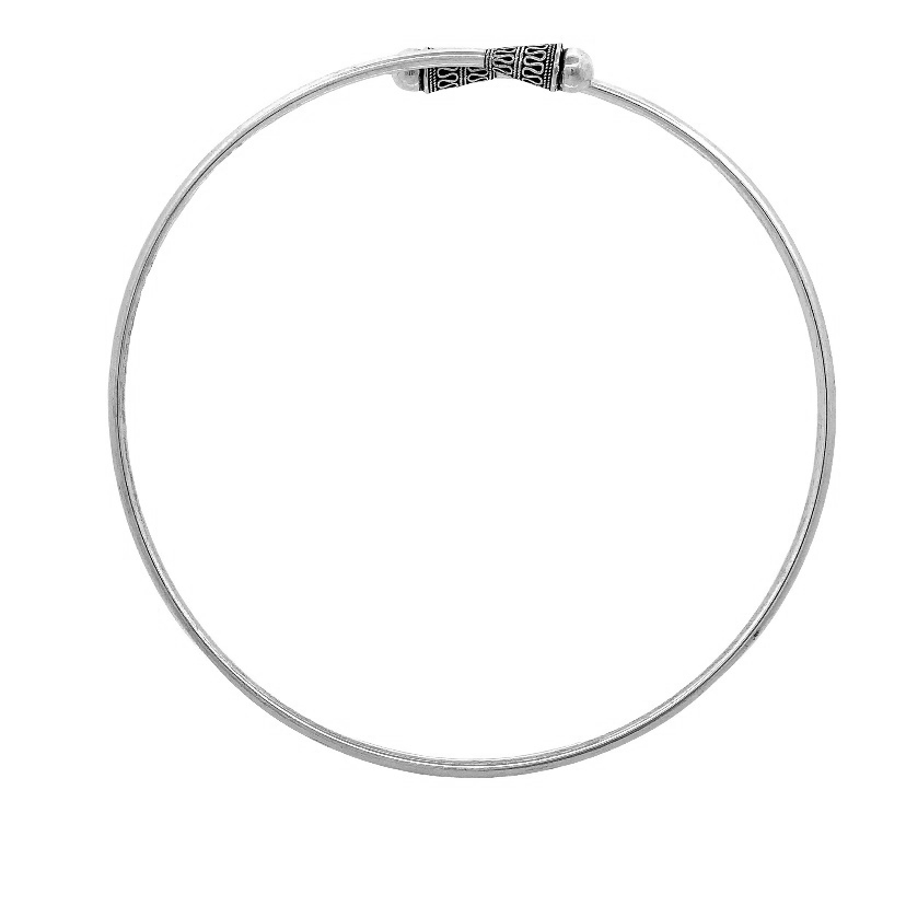 Antique Finish Sterling Silver Choker Necklace