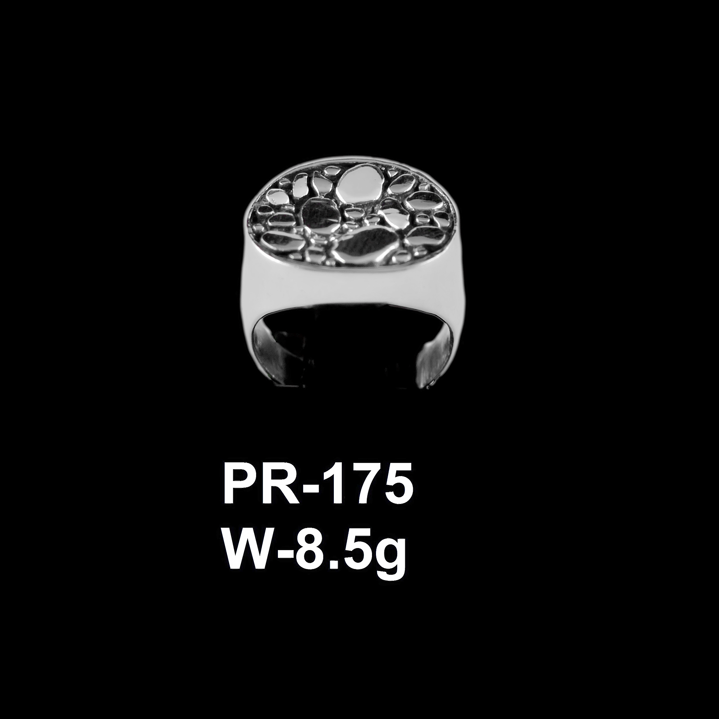Beautiful Oxidized Silver Ring - 925 Sterling Silver Ring 