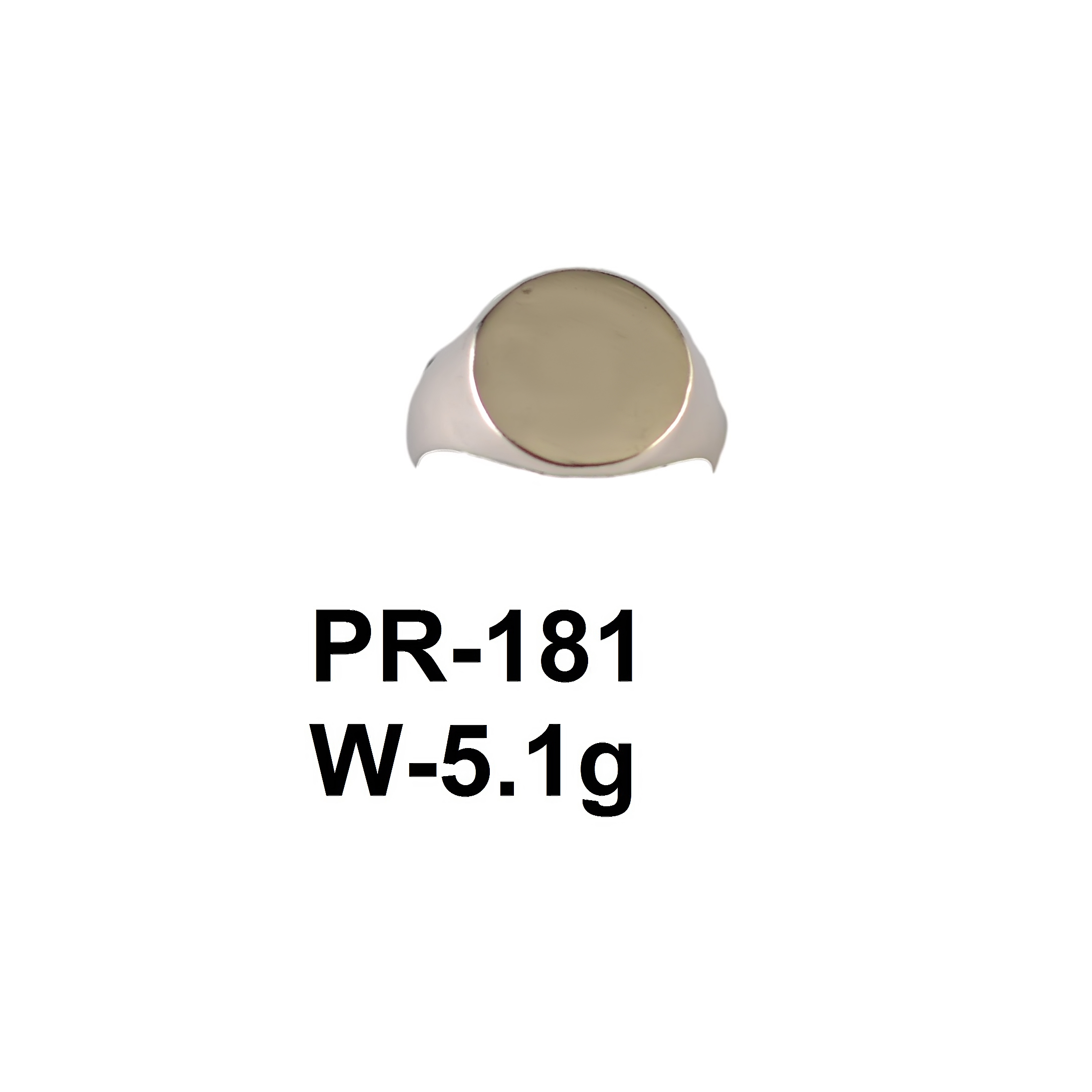925 Sterling Silver Plain Flat Round Ring – Minimal Elegance