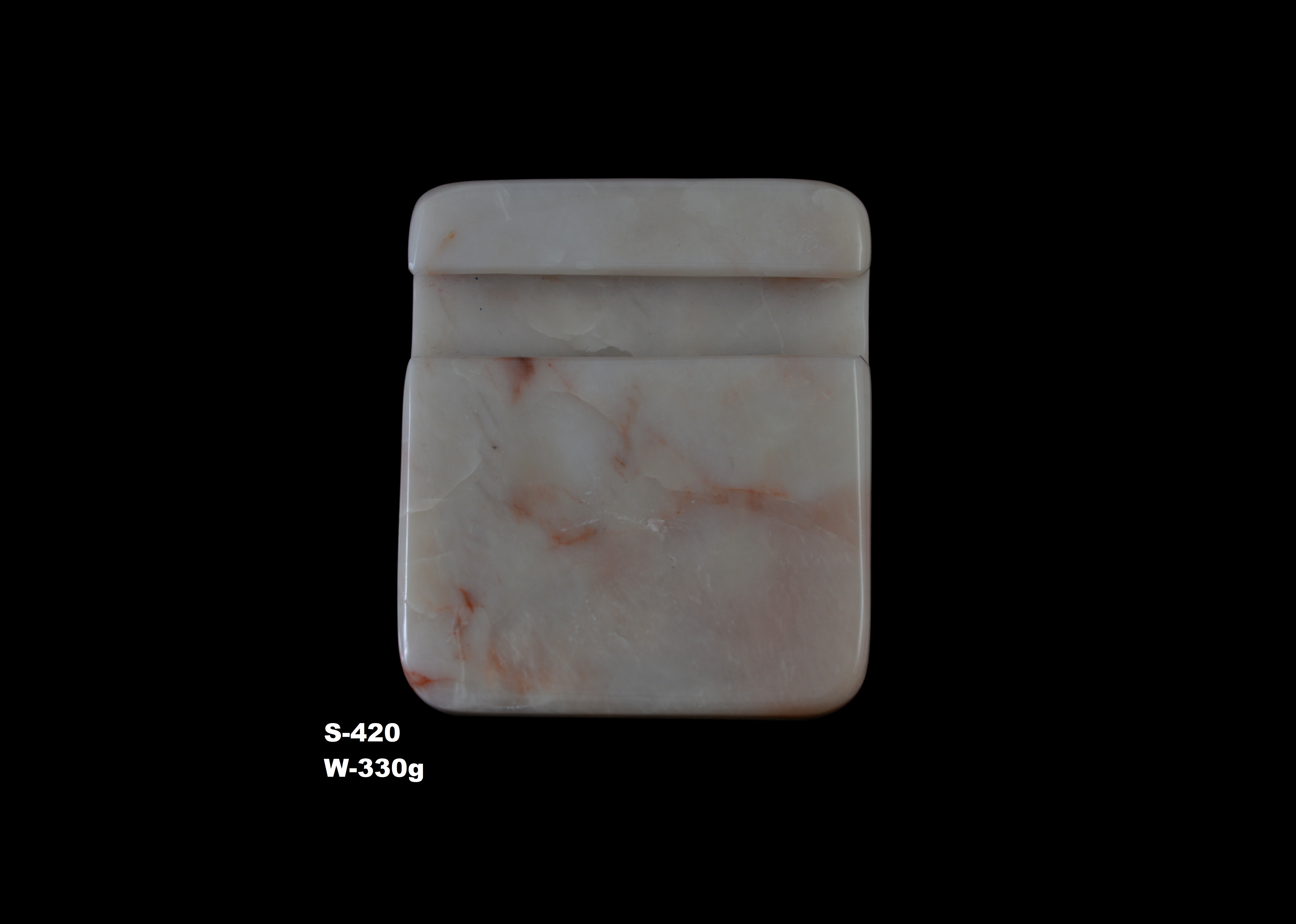 Natural Marble Smartphone Holder for a Minimalist Workspace